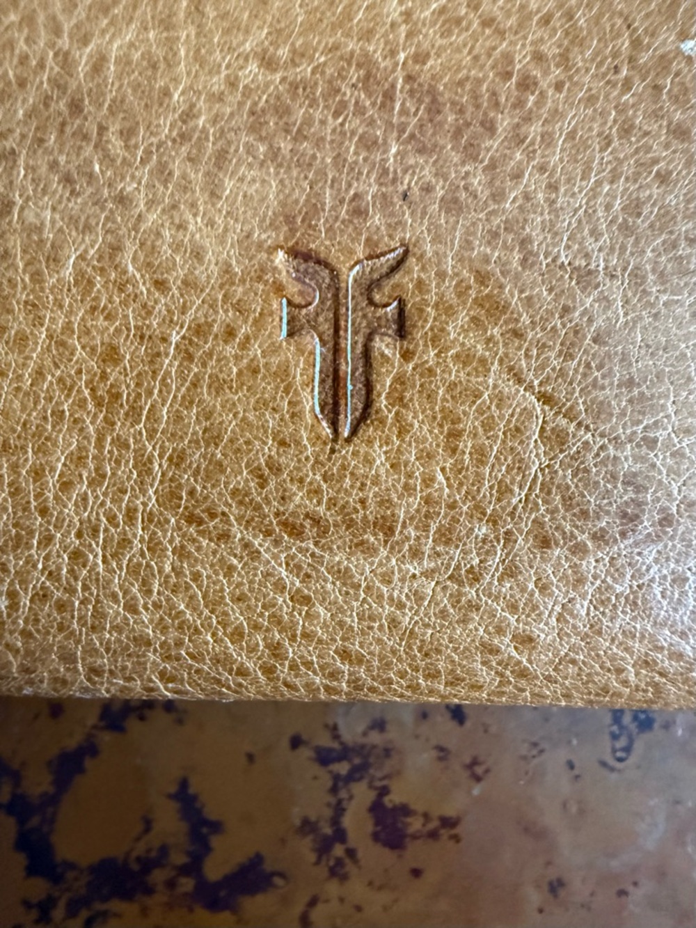 Frye Distressed Leather Wallet - Tan - Picture 3 of 5